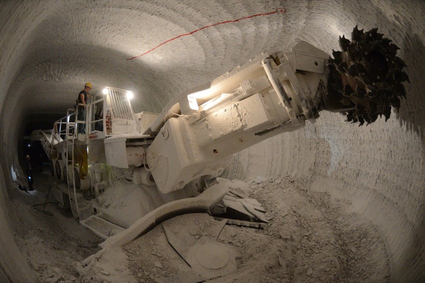 Tak wygląda wnętrze kopalni miedzi i soli w Polkowicach.