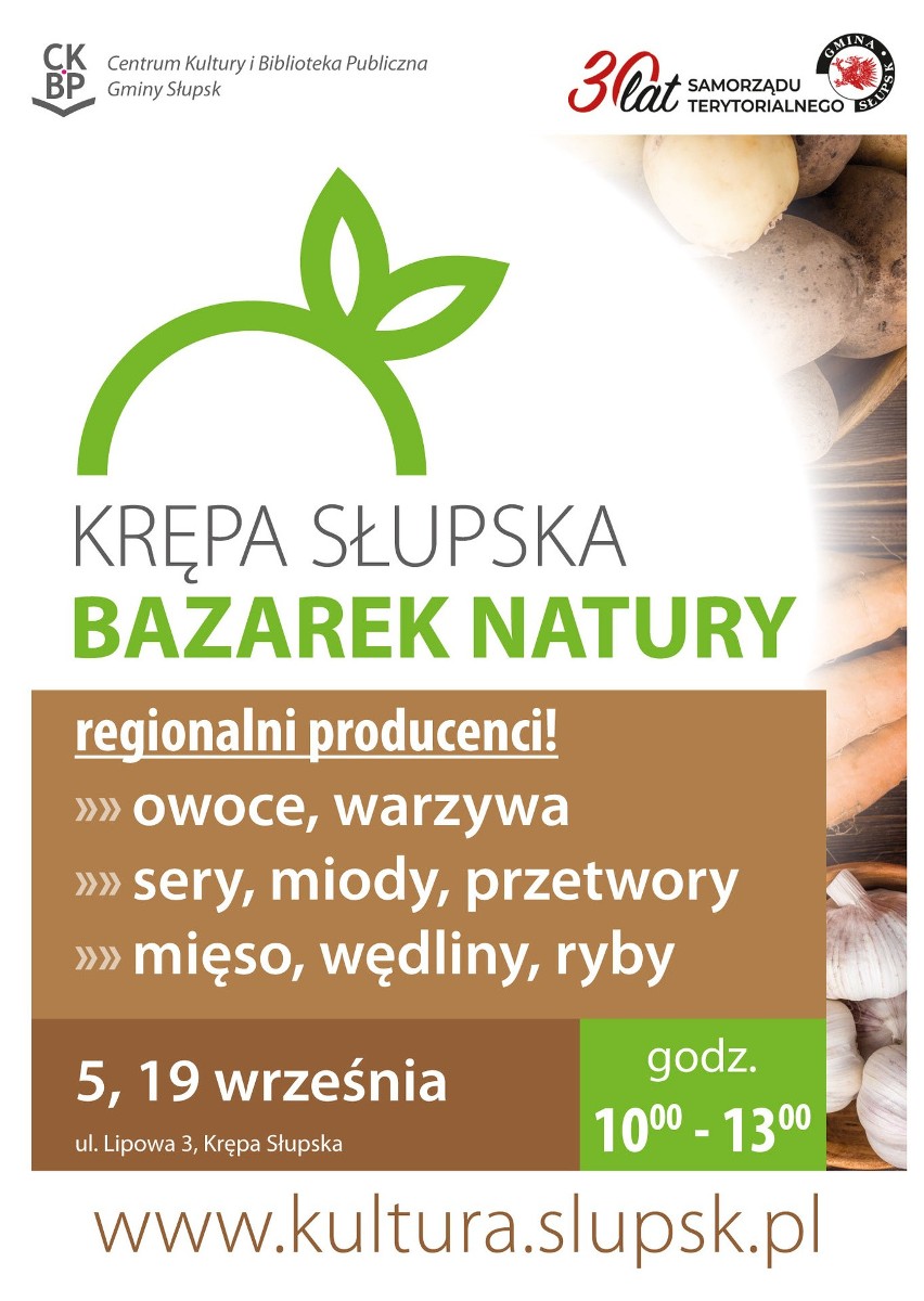 Kolejne edycje Bazarku Natury w Krępie Słupskiej [5 i 19.09.2020]