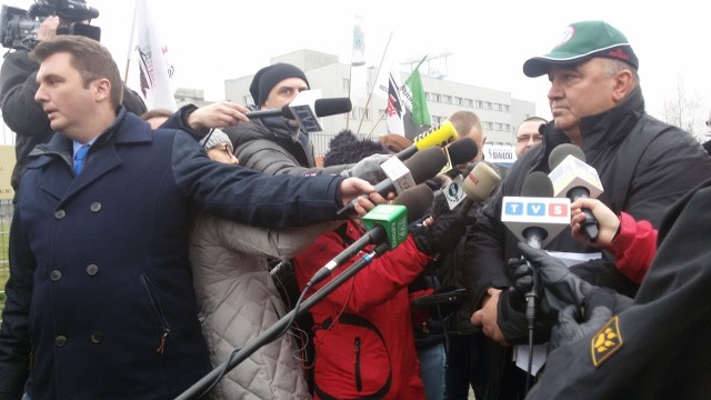 Strajk górników JSW w kopalni Budryk