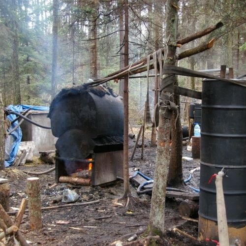 Tak wyglądala leśna fabryczka