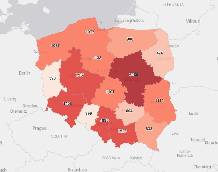 Koronawirus w Szczecinie i regionie. Znów ponad tysiąc zakażeń. A jak wygląda sytuacja w Polsce?