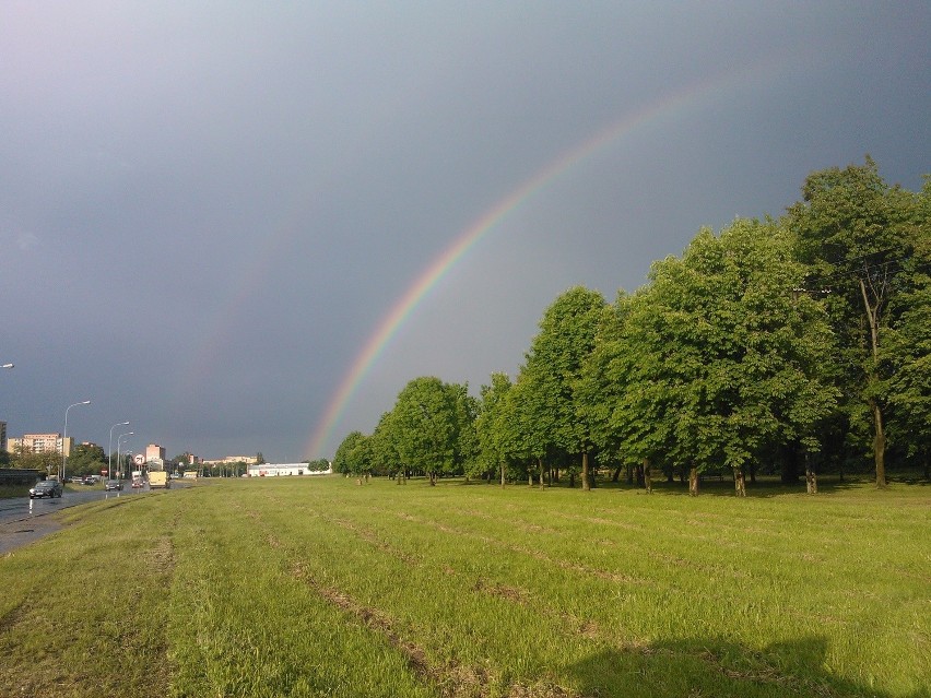 Ulica Maratońska. Zdjęcie ze specjalną dedykacja dla Eweliny...