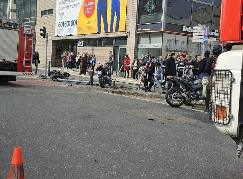 Wypadek motocyklowy w Gdyni (Wielkanoc 2023). Do zdarzenia...