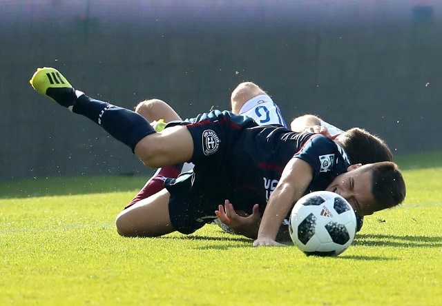 Sebastian Kowalczyk podczas ostatniego meczu Pogoni z Wisłą (4:0) w Szczecinie strzelił gola