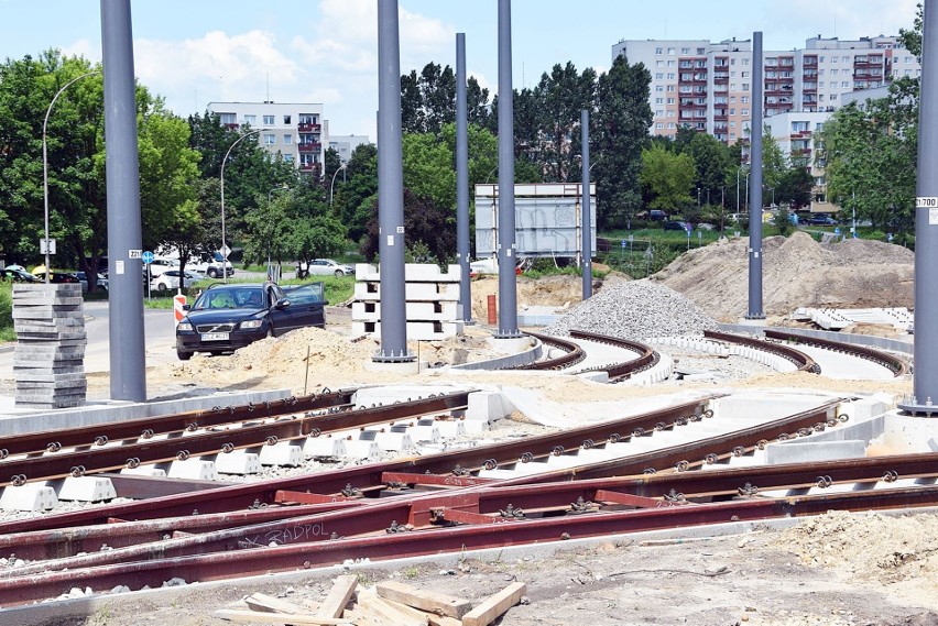 Budowa pętli tramwajowej w częstochowskiej dzielnicy Północ...