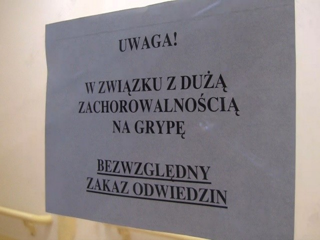 Szpital MSWiA w Szczecinie. Jak się okazało, powodem zakazu odwiedzin nie było wykrycie na terenie szpitala świńskiej grypy, tylko liczne zachorowania grypopodobne.