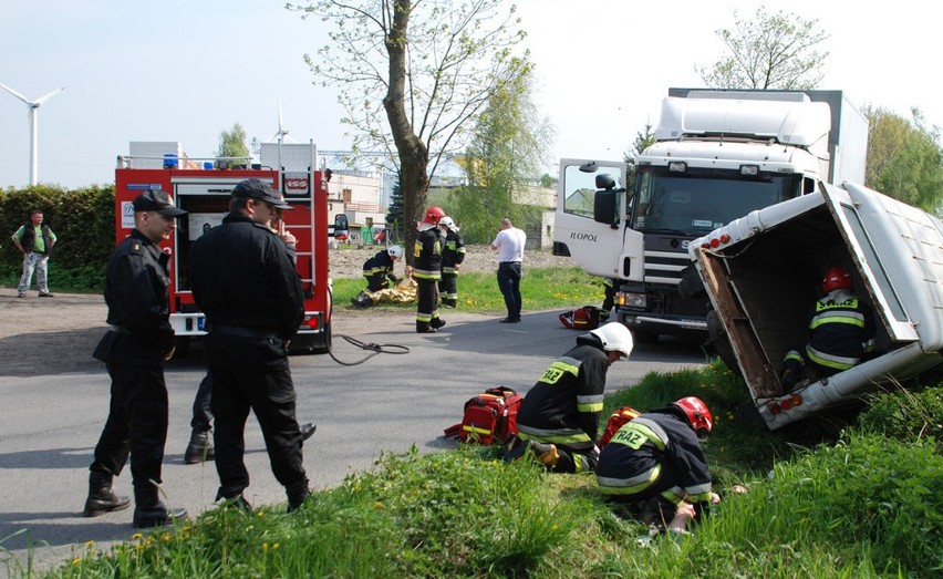 Radziejów Ćwiczenia strażaków zawodowych i jednostek OSP