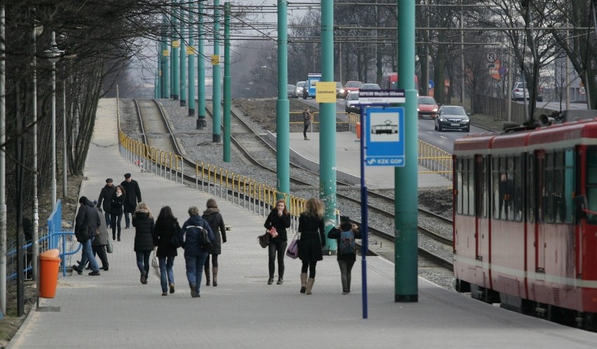 Remont torów przy Parku Śląskim