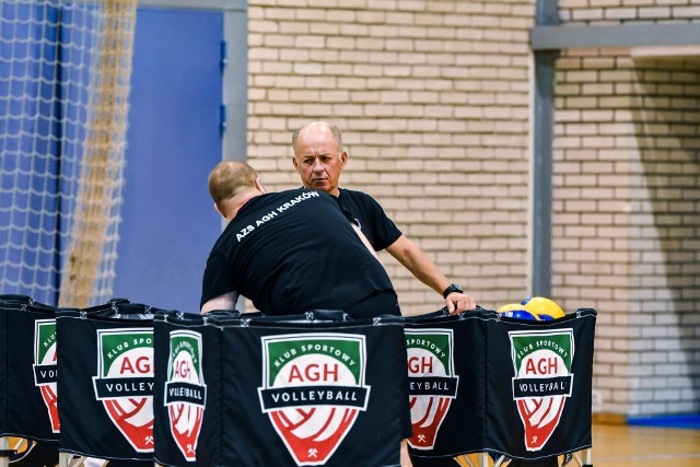 Drużynę AZS AGH Kraków już kolejny rok prowadzi trener Andrzej Kubacki