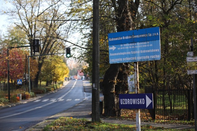 Na zdjęciach uzdrowisko Swoszowice oraz okoliczne tereny