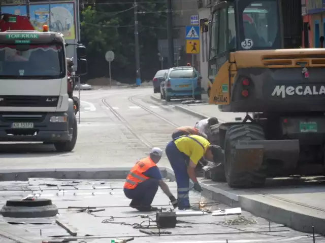 Remont torów w Szopienicach