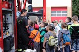 Półkoloniści z Owczarek z wizytą u strażaków w Grudziądzu [zdjęcia]