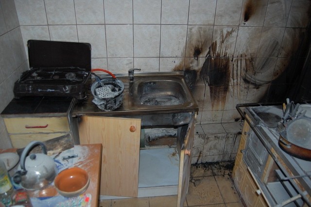 kuchnia po wybuchu