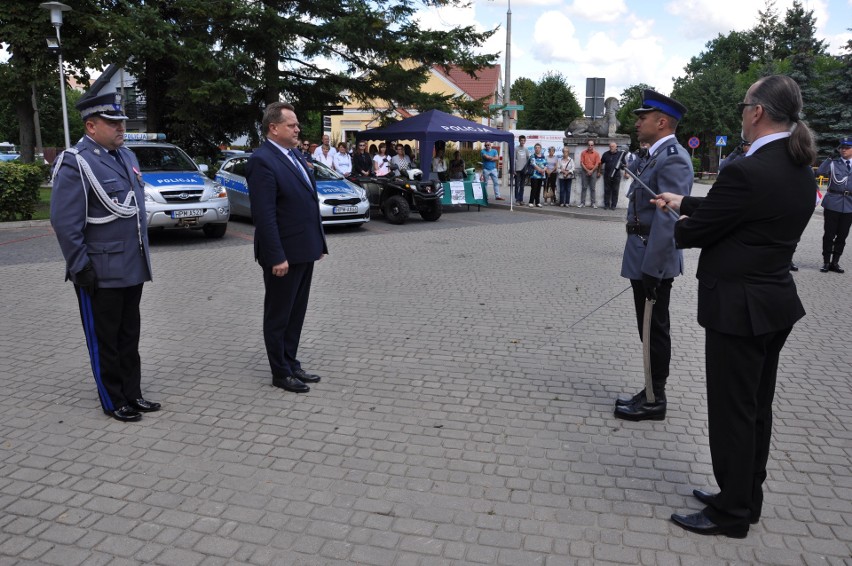 Siemiatycze. Święto policji na placu Starostwa Powiatowego (zdjęcia)