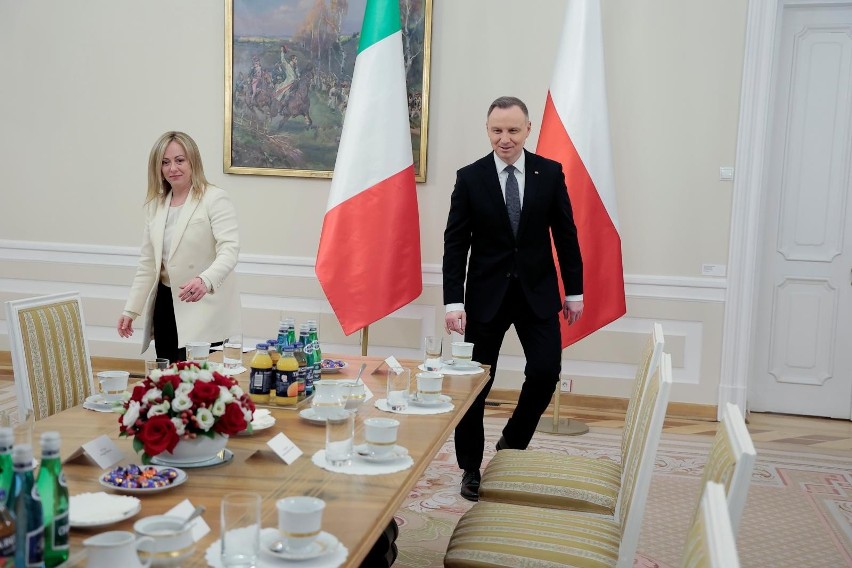 Na zdjęciu: premier republiki włoskiej,Giorgia Meloni...