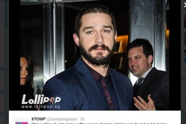 Shia LaBeouf (fot. screen z Twitter.com)