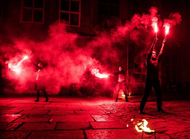 A tak w Toruniu przed tygodniem witano Nowy Rok Chiński - Rok Koguta - na dziedzińcu Ratusza Staromiejskiego