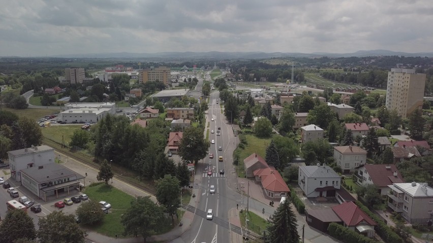 Osiedle Stefana Grota-Roweckiego w Krośnie - wideo z drona.