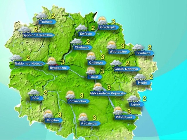 Meteorolodzy przewidują, że dziś okolice Torunia znajdą się na na skraju niebezpiecznego i bardzo głębokiego niżu atmosferycznego