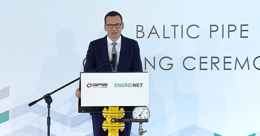 Gazociąg Baltic Pipe został symbolicznie otwarty.