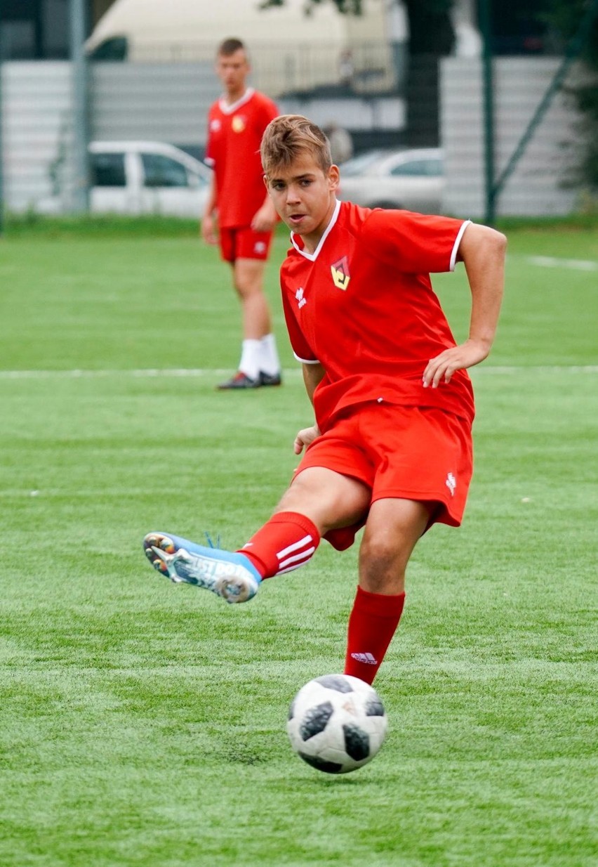 Trening Jagiellonii z rocznika 2005 prowadzonej przez...