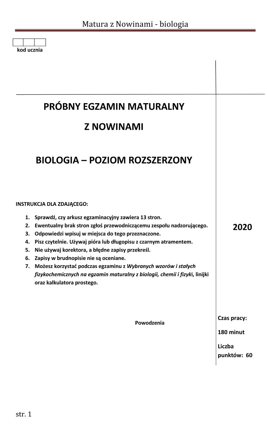 Próbna matura 2020. Dziś zapraszamy maturzystów do...