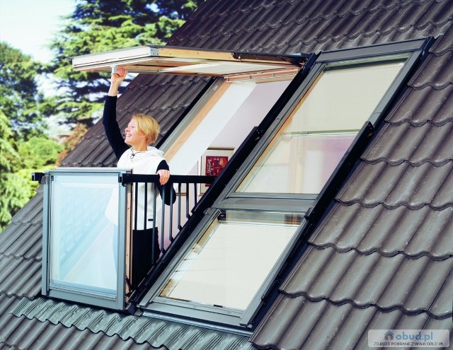 Zainstalowanie balkonu dachowego daje dodatkową przestrzeń