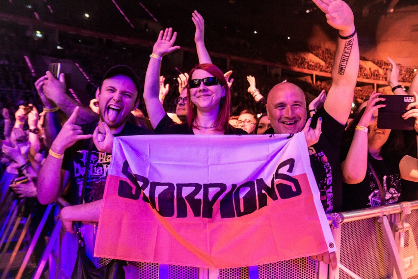 Kraków. Niemiecka grupa Scorpions zagrała w krakowskiej Tauron Arenie. Usłyszeliśmy największe przeboje zespołu [ZDJĘCIA]