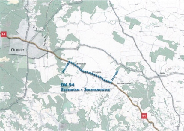 Droga krajowa nr 94 ma być przebudowana na 8-kilometrowym...