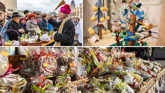 Święta Wielkanocne 2024 w Krakowie: tradycyjne święcenie pokarmów na Rynku Głównym, a także odpust Emaus przy Błoniach