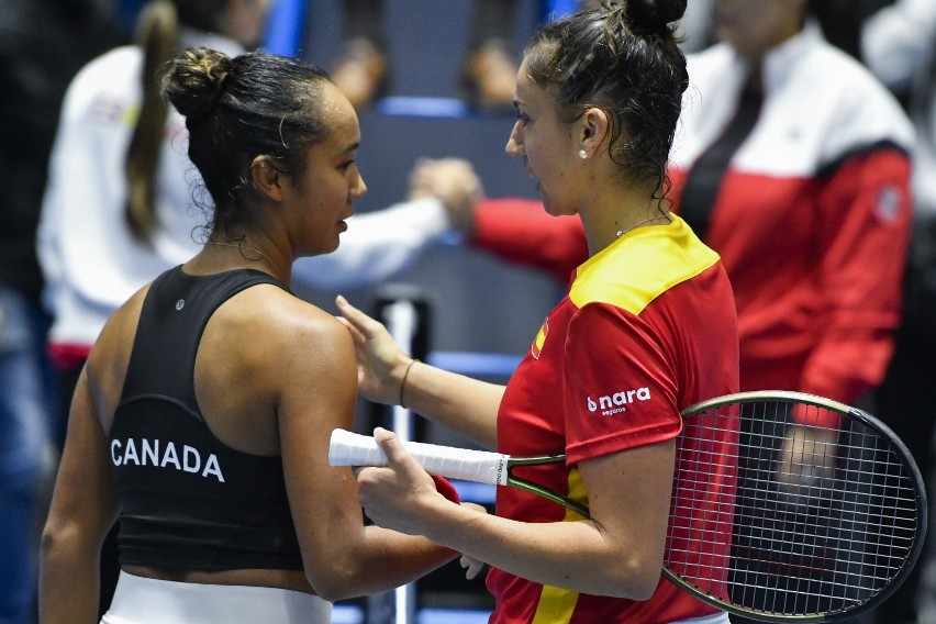 W meczu Kanada – Hiszpania Leylah Fernandez pokonałą po...