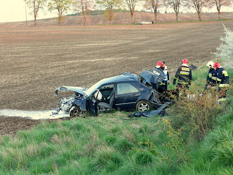 Wypadek koło Gościna