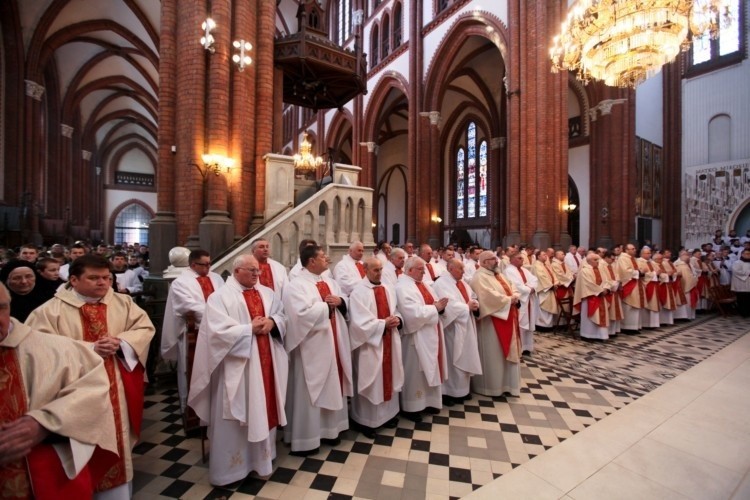 Uczestniczyli w niej kapłani z archidiecezji białostockiej.