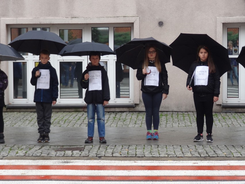 Happening na ulicy Jagiellońskiej w Katowicach