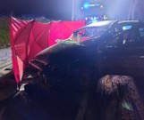 Wypadek samochodowy w Głobinie. 1 osoba nie żyje. Kierowca z promilami uciekał przed policyjnym pościgiem | ZDJĘCIA