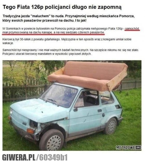 Fiat 126p w różnych odsłonach...