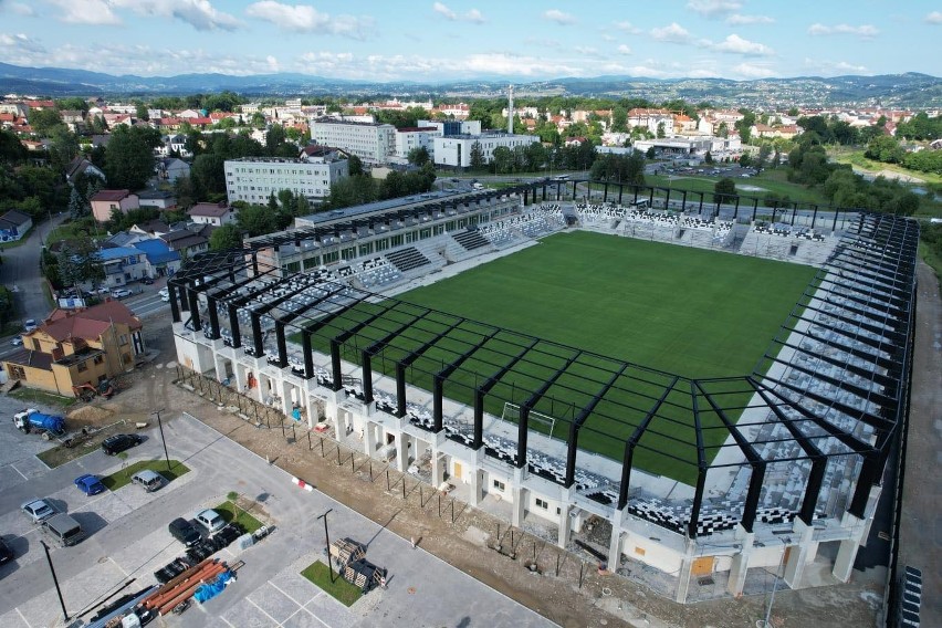 Stadion Sandecji Nowy Sącz będzie gotowy jesienią?
