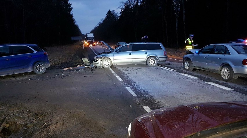 Do zdarzenia doszło na trasie Knyszyn Kozienice, na odcinku...