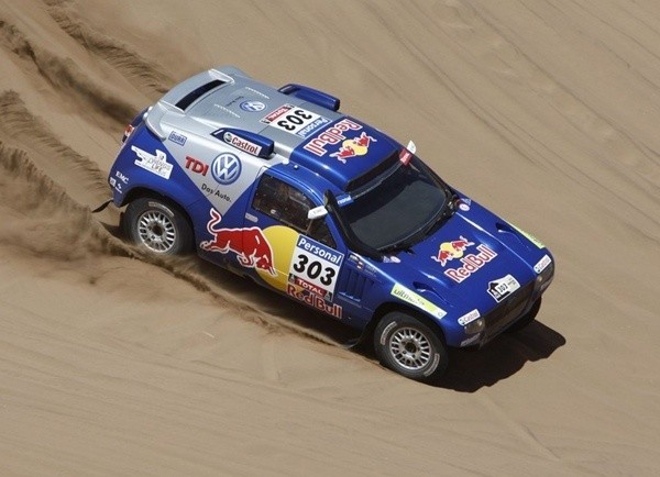 Race Touareg Sainza i Cruza na piaskach Pustyni Atacama.