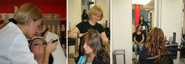 Siedem kandydatek do tytułu Miss Nowin 2010 spędziło dzisiejsze popołudnie w Studiu Urody Organza przy ul. Bernardyńskiej w Rzeszowie. Każdej z dziewczyn została dobrana idealna dla jej typu urody fryzura i makijaż.