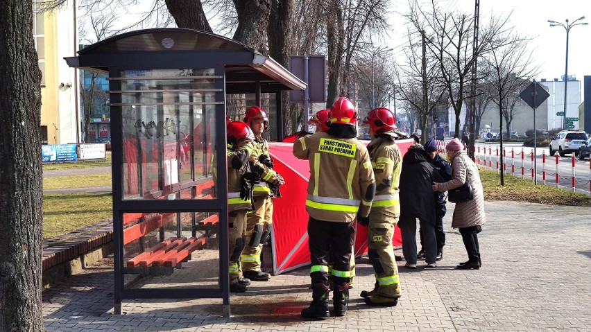 Śmierć na przystanku MZK w Piotrkowie