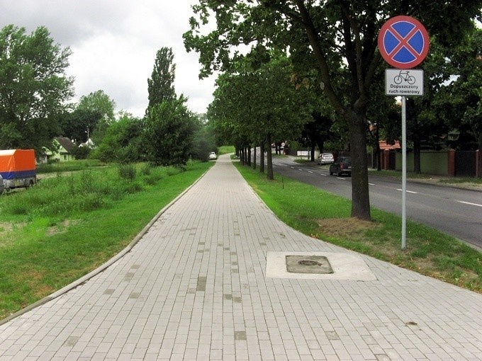 Ścieżka rowerowa na Leszczyńskiej gotowa