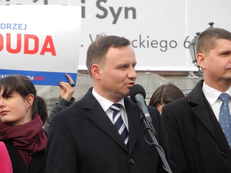 Andrzej Duda w Białymstoku. Spotkanie z mieszkańcami na Rynku Kościuszki (zdjęcia, wideo)