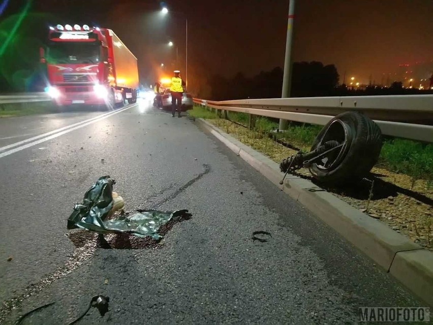 Wypadek w Opolu-Borkach na trasie Opole – Namysłów.