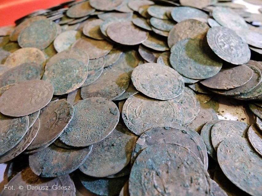 Monety znalezione w Wałbrzychu