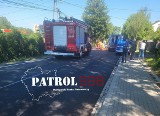 Wypadek w Sieciechowicach. Motocyklista zderzył się z samochodem osobowym