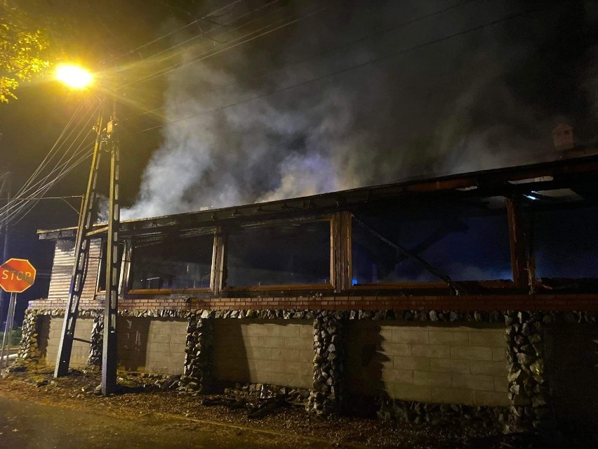 Pożar w Domu Weselnym Wena w Kończycach Małych. Nikt nie...