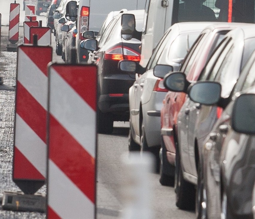 Korek na A4 w Katowicach zaczyna się już przy od węźle...