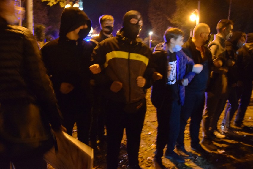 Podczas protestu pod Jasną Góra policja użyła gazu