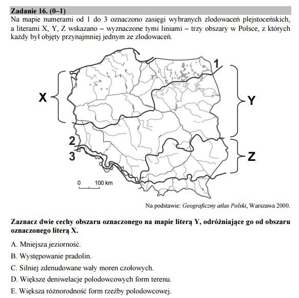 Matura 2016: GEOGRAFIA rozszerzona [ODPOWIEDZI, ARKUSZ CKE]